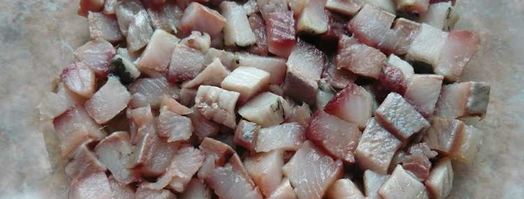 сельдь под шубой с яблоком. Шаг 4