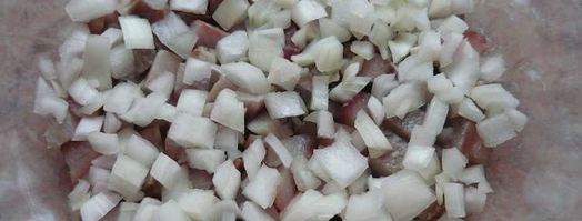 сельдь под шубой с яблоком. Шаг 5