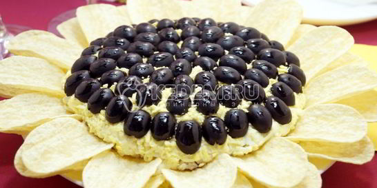 Салат Подсолнух