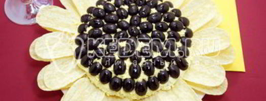 салат подсолнух. Шаг 11