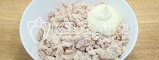 салат подсолнух. Шаг 3