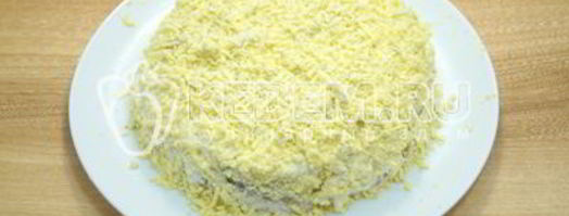 салат подсолнух. Шаг 8