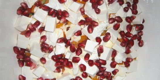 Салат Разноцветная фантазия