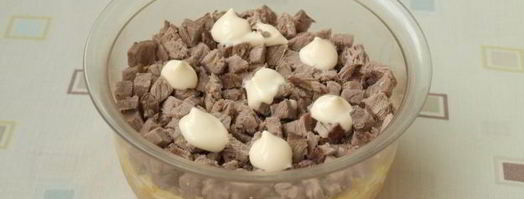 салат ричард с гранатом. Шаг 7