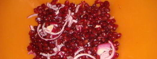 салат с баклажаном и гранатом. Шаг 6