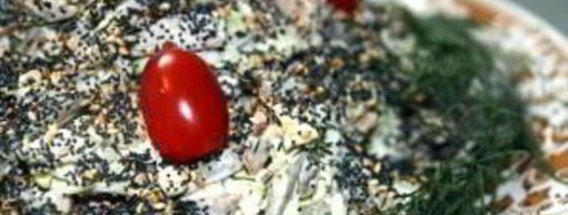 салат с блинами и мясом. Шаг 7