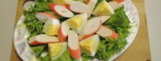 салат с брокколи и крабовыми палочками. Шаг 6