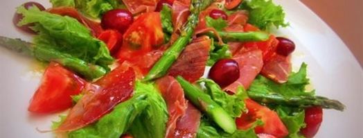 салат с черешней и хамоном по-испански. Шаг 3