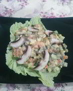 Салат с грибами