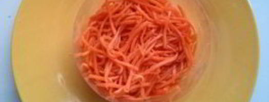 салат с корейской морковкой. Шаг 2