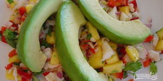 Салат с крабами