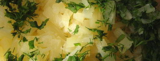 салат с курицей и ананасом. Шаг 3