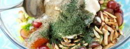 салат с курицей и виноградом. Шаг 8