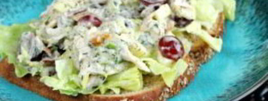 салат с курицей и виноградом. Шаг 9