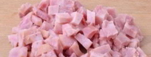 салат с маринованными опятами и ветчиной. Шаг 3