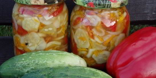 Салат с перцем на зиму