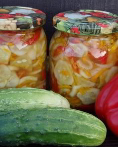 Салат с перцем на зиму