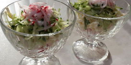 Салат с плавленым сыром