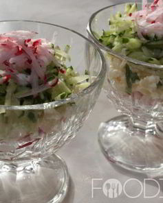 Салат с плавленым сыром