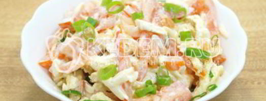 салат с помидорами и сыром дина. Шаг 5