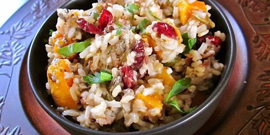 Салат с рисом