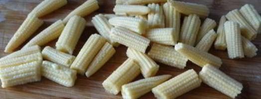 салат с рукколой и маринованными початками кукурузы. Шаг 5