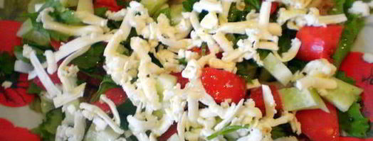 салат с тунцом и сыром фета. Шаг 9