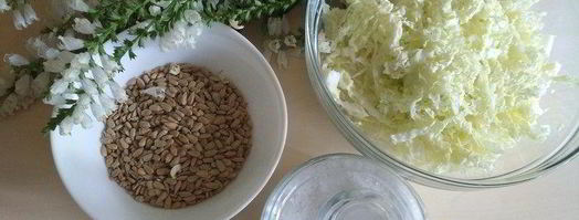 салат семечка. Шаг 2