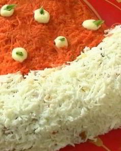 Салат Шапка Деда Мороза