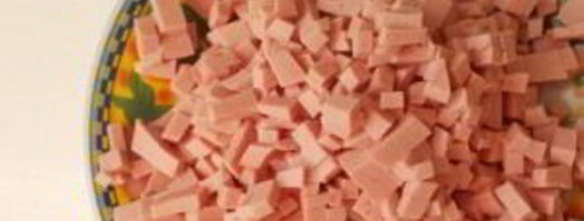 салат шапка деда мороза. Шаг 2