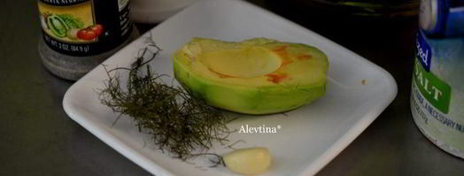 салат шпинатный с авокадо. Шаг 2