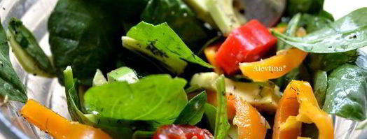 салат шпинатный с авокадо. Шаг 3