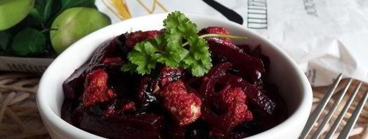 салат со свеклой, черносливом и отрубями. Шаг 9