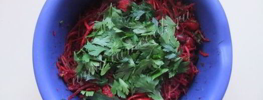 салат со свеклой и фасолью. Шаг 12