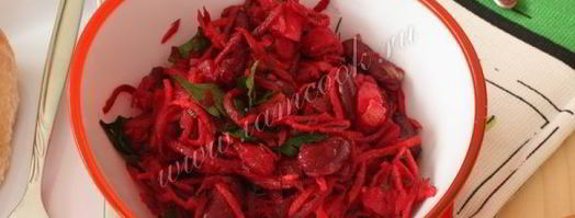 салат со свеклой и фасолью. Шаг 14