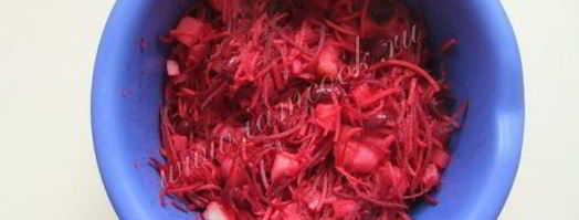 салат со свеклой и фасолью. Шаг 8