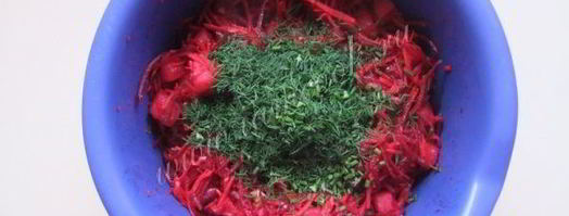 салат со свеклой и фасолью. Шаг 11