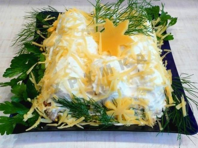 Рецепт салата сугроб