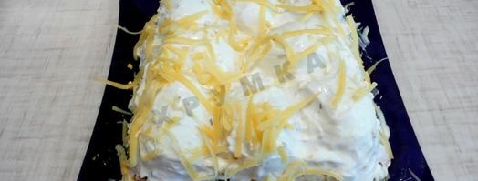 салат сугроб. Шаг 15