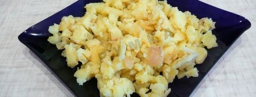 салат сугроб. Шаг 6