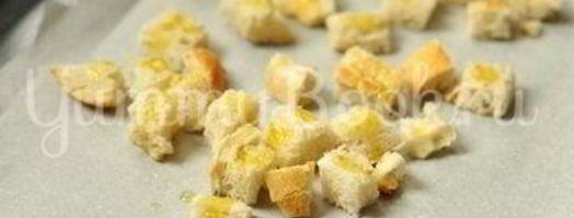 салат цезарь с курицей. Шаг 2