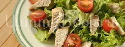 салат цезарь с курицей. Шаг 8