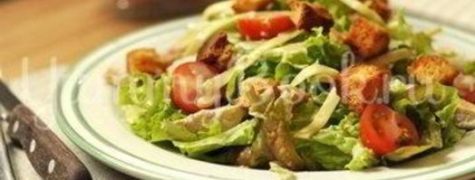 салат цезарь с курицей. Шаг 9