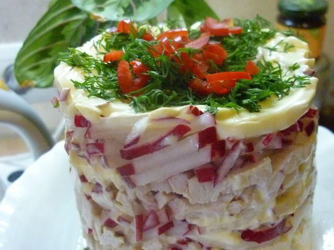 Рецепт салата янак