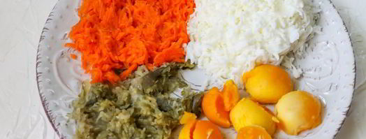 слоеный салат с говяжьей печенью. Шаг 2