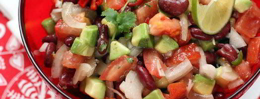 техасский новогодний салат с авокадо. Шаг 6