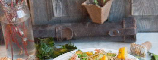 теплый салат из картофеля, тунца и патиссонов. Шаг 12