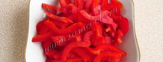 теплый салат из куриной печени. Шаг 5