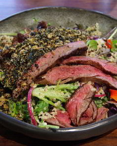 Вкусный салат с говядиной и болгарским перцем