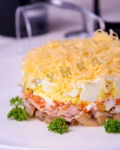 Вкусный салат тунец сыр яйцо